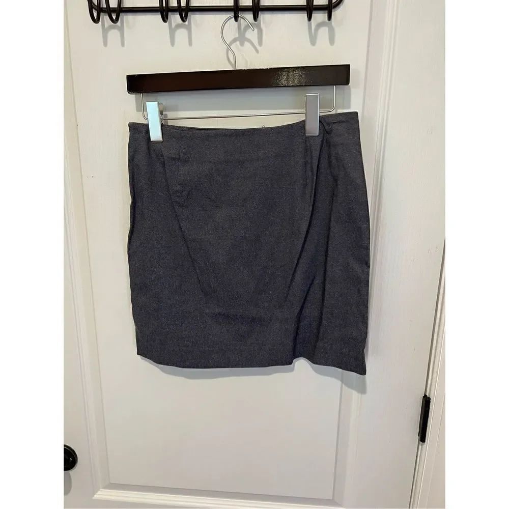 Vintage Esprit Gray PencilโSkirt with front slit Clueless Style size 9/10